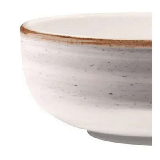 Bowl 622ml 15,5cm Cerâmica Corona Caoba Cinza